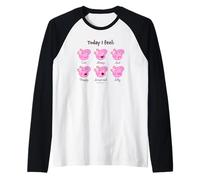 Peppa Pig 20th Anniversary Today I Feel… Baby Faces Maglia con Maniche Raglan