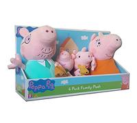Peppa Pig - 4 Pack Family Plush