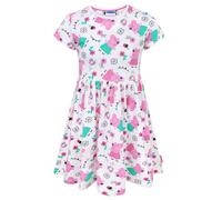 Peppa Pig - Abito a maniche corte - Bambina (NS4844)