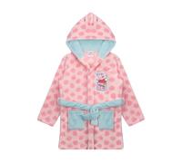 Peppa Pig Accappatoio per Ragazze Peppa Wutz Accappatoio in Pile Casa, Colore: rosa., 110