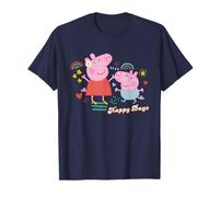 Peppa Pig And George Happy Days Maglietta