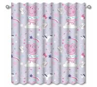 Peppa Pig Assonnato Tende 183cm Goccia Readymade Stars Unicorn Cameretta Bambini