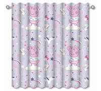 Peppa Pig Assonnato Tende 183cm Goccia Readymade Stars Unicorn Cameretta Bambini