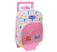 PEPPA PIG Baby PIG - Zaino per bambini con trolley Safta 705, ideale per bambini di diverse età, comodo e versatile, qualità e resistenza, 26 x 11 x 34 cm