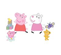 Peppa Pig,Bambino Evie E Suzy Pecora Cartone Muro Decorazione Pacco - Free Minis