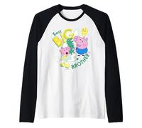 Peppa Pig Best Big Brother Maglia con Maniche Raglan