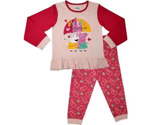 Peppa Pig - Better Together - Set Pigiama a Maniche Lunghe per Ragazze - 2-3 Anni: 98cm
