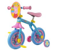 Peppa Pig Bicicletta da allenamento 2 in 1 per bambini, convertibile, per allenamento e equilibrio, per bambini dai 2 anni in su, con pedali e stabilizzatori rimovibili