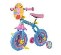 Peppa Pig Bicicletta da allenamento 2 in 1 per bambini, convertibile, per allenamento e equilibrio, per bambini dai 2 anni in su, con pedali e stabilizzatori rimovibili