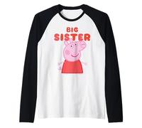 Peppa Pig Big Sister Maglia con Maniche Raglan