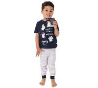 Peppa Pig Blu George'S Space Mission Print Pigiama a maniche corte a gamba lunga
