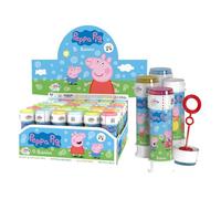 Peppa Pig - Bolle di sapone, 60 ml, 36 pezzi, 23,5 x 23,5 x 12 cm