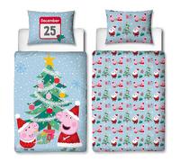 Peppa Pig Cameretta Bambini Gamma - Set Copripiumino Cuscino Telo Lampada