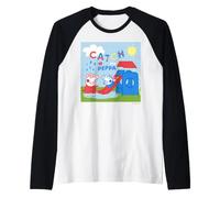 Peppa Pig Catch Me Maglia con Maniche Raglan