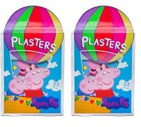 Peppa Pig Cerotti Per Bambini/Resistenti Ai Lavaggi/Ipoallergenici/Senza Lattice / 16 Disegni - Peppa & George / 4 Misure / 22 pezzi (Confezione da 2)