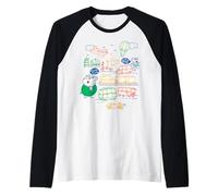 Peppa Pig Chooo Chooo Beep Beep Transportation Showcase Maglia con Maniche Raglan