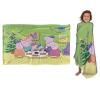 Peppa Pig Christmas Dinner Coperta super morbida al tatto setoso - 91 x 147 cm