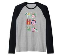 Peppa Pig Christmas Ho Ho Ho Brothers Portraits Maglia con Maniche Raglan