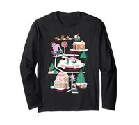 Peppa Pig Christmas Jolly Winter Town Map Maglia a Manica