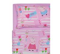 Peppa Pig Completo Letto Rosa singolo 150 x 280 cm