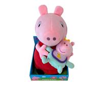 Peppa Pig con bambino 33 cm