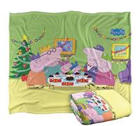 Peppa Pig Coperta, 152 x 127 cm, per cena di Natale, super morbida al tatto, 50" x 60"