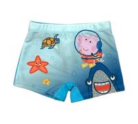 Peppa Pig, Costume da Bagno, Bambini (da 3 a 8 Anni), Boxer da Bagno, Slip da Bagno, Piscina, Spiaggia, Nuoto, Estate, Modello PEP23-0207 S1-5/6A, Bleu