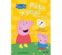 Peppa Pig. Cuaderno de actividades - Pinta y pega con Peppa: (Incluye adhesivos)
