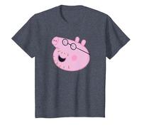 Peppa Pig Daddy Pig Face Maglietta, Bambini, Pervinca, 6 Anni