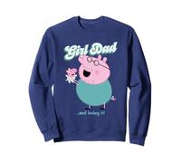 Peppa Pig Daddy Pig Girl Dad And Loving It Felpa