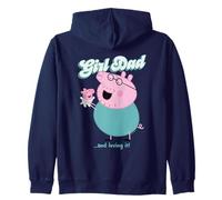 Peppa Pig Daddy Pig Girl Dad And Loving It Felpa con Cappuccio