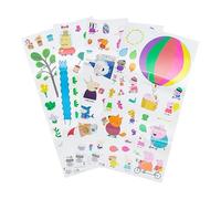 Peppa Pig Decalcomanie da parete, multicolore, taglia unica