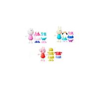 Peppa pig - dress-up peppa & friends, assortimento di bambole peppa pig