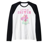Peppa Pig Evie Little Sister Maglia con Maniche Raglan