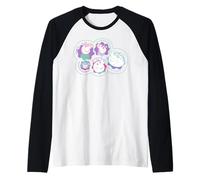 Peppa Pig Faces Maglia con Maniche Raglan