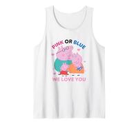 Peppa Pig Family Pink Or Blue We Love You Canotta
