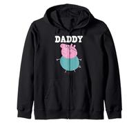 Peppa Pig Father's Day Daddy Bold Text Portrait of Daddy Big Felpa con Cappuccio