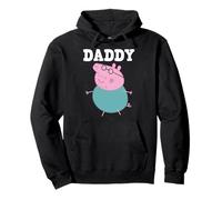 Peppa Pig Father's Day Daddy Bold Text Portrait of Daddy Big Felpa con Cappuccio
