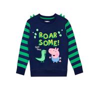 Peppa Pig Felpa per Ragazzi George Pig Blu 6-7 Anni