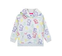 Peppa Pig Felpe con Cappuccio per Ragazze Grigio 6-7 Anni