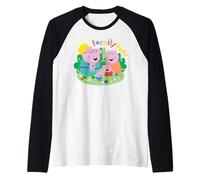 Peppa Pig Fun Family Maglia con Maniche Raglan