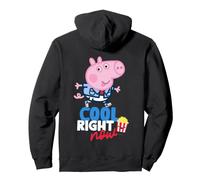 Peppa Pig George Cool Popcorn Avventura Divertimento Classico Cartone Animato Felpa con Cappuccio