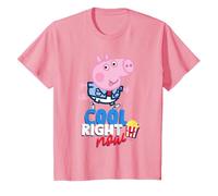 Peppa Pig George Cool Popcorn Avventura Divertimento Classico Cartone Animato Maglietta