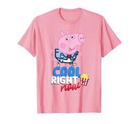 Peppa Pig George Cool Popcorn Avventura Divertimento Classico Cartone Animato Maglietta