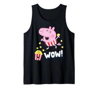 Peppa Pig George Cool Popcorn Avventura Wow Cartone Animato Classico Canotta