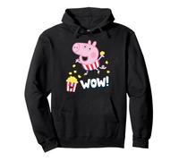 Peppa Pig George Cool Popcorn Avventura Wow Cartone Animato Classico Felpa con Cappuccio