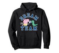 Peppa Pig George Dinosaur Raw Dream Team Adventure Classic Felpa con Cappuccio