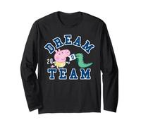 Peppa Pig George Dinosaur Raw Dream Team Adventure Classic Maglia a Manica