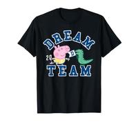Peppa Pig George Dinosaur Raw Dream Team Adventure Classic Maglietta