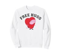 Peppa Pig George Free Hug Valentine Felpa